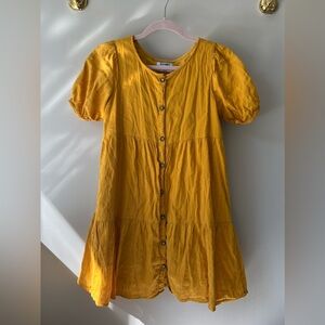 Yellow dress size XL in kids